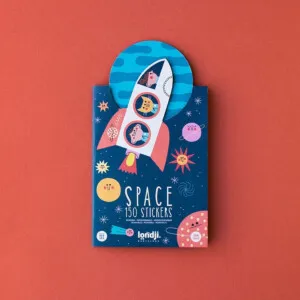 Londji Stickers Space 150 Stickers 3/8 Ages