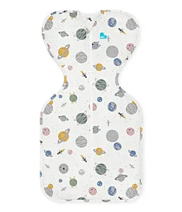 Love to Dream Designer Collection Adaptive Swaddle Up Lite- Space White - S 0.2 Tog