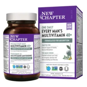 New Chapter Every Man's One Daily 40+  72 Tablets