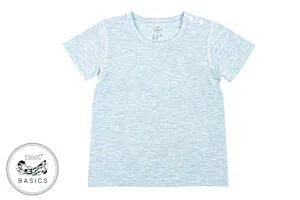 Nest Designs Basics Bamboo Cotton Short Sleeve T-Shirt - Mist 12-18M