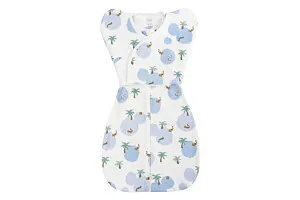 Nest Designs Organic Cotton Startle Stop Sleep Bag Set 0.5 TOG - Thirsty Tigers