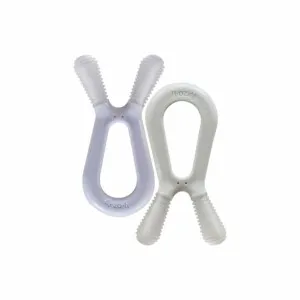 Zoli Bunny Teethers - Lilac Ash 6m+