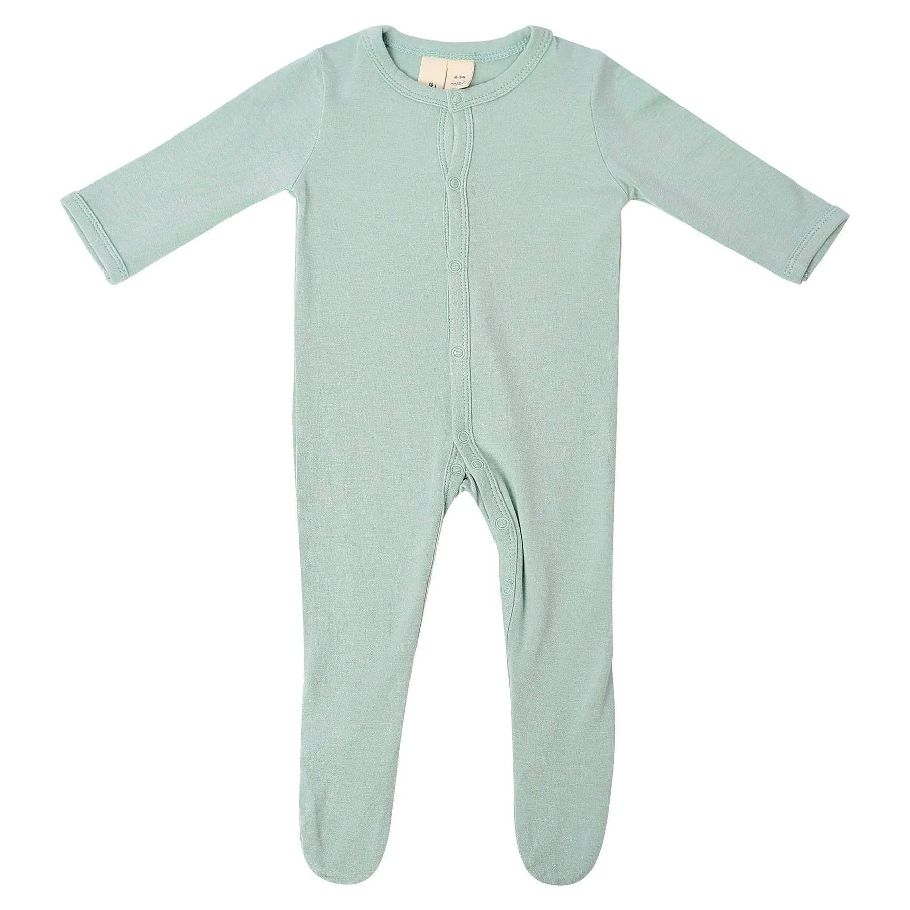 Kyte Baby Footie in Sage 6-12 months