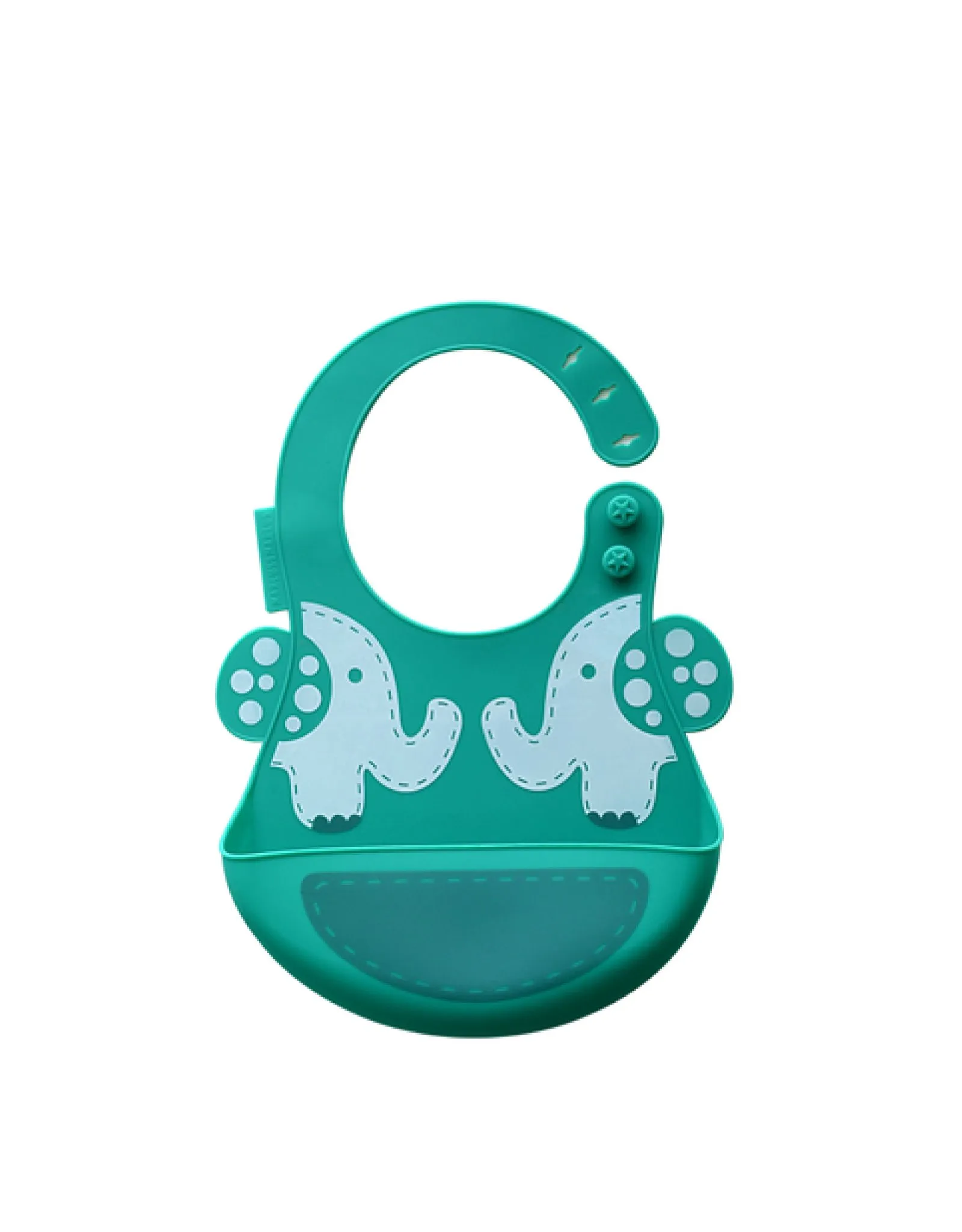 Marcus & Marcus Silicone Baby Bib - Ollie the Elephant