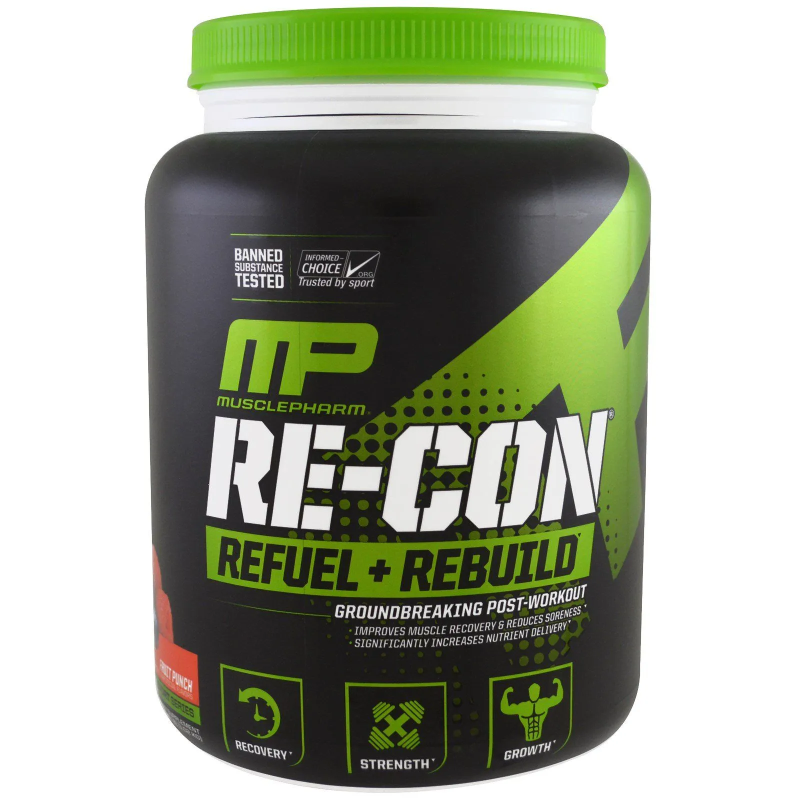 MusclePharm Re-Con Refuel + Rebuild Fruit Punch 1.02Kg