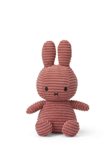 Bon Ton Toys Miffy Sitting Corduroy Dusty Rose - 23cm - 9''