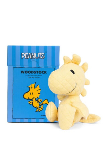 Bon Ton Toys X Peanuts Woodstock Quilted Jersey Yellow in giftbox 15 cm - 6"