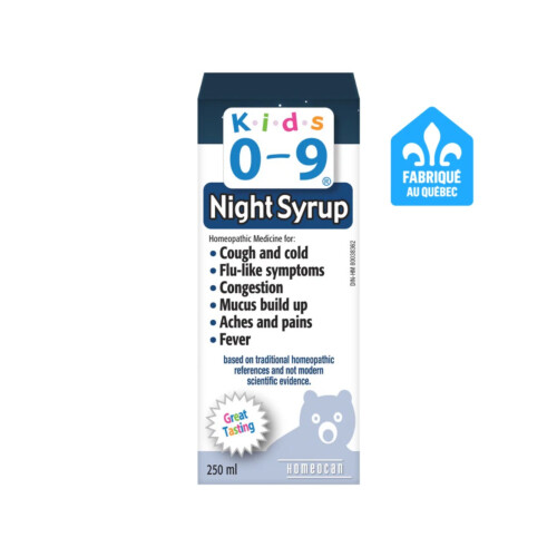 Homeocan Kids 0-9 Cough & Cold NightTime Formula Syrup 100ml@