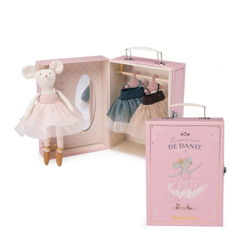 Moulin Roty La Petite Ecole De Danse - La Valise A Tutus Ballerina Suitcase