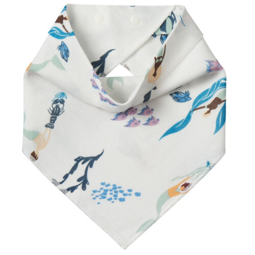 Nest Designs Bamboo Baby Bandana Bib - Oh Splish Splash 52cm x 21cm