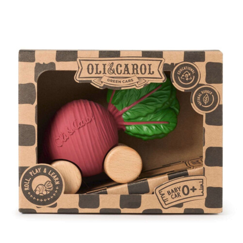 Oli & Carol Betty The Beetroot Baby Car Toy