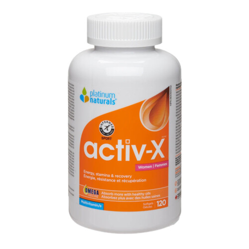 Platinum Naturals Activ-X Women Multivitamin 120 Softgels @