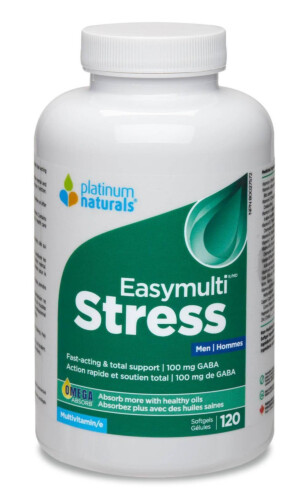 Platinum Naturals Easymulti Stress Multivitamin Men 120 Softgels