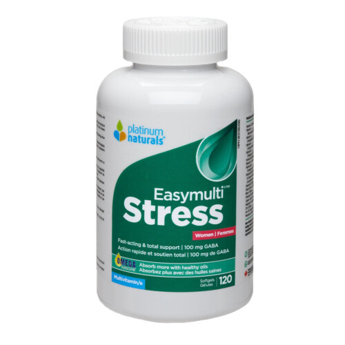 Platinum Naturals Easymulti Stress Multivitamin Women 120 Softgels