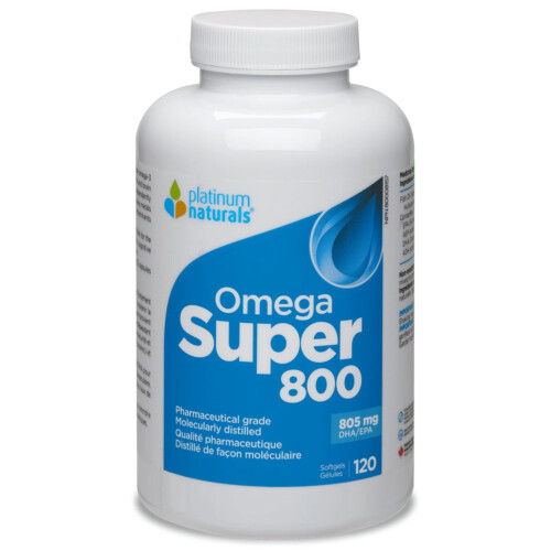 Platinum Naturals Omega Super 800 Omega 3 120Softgels @