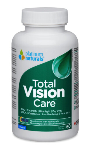 Platinum Naturals Total Vision Care 60 Softgels ~@