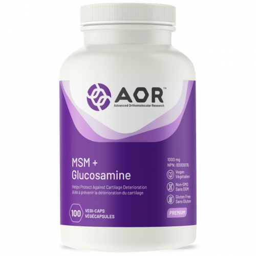 AOR MSM + Glucosamine 100 VegiCaps