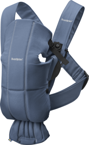 BabyBjorn Baby Carrier Mini - Vintage Indigo Cotton