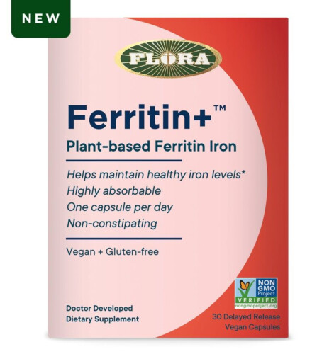 Flora Ferritin+ Planet Based Ferrutun Iron 30Vcaps @