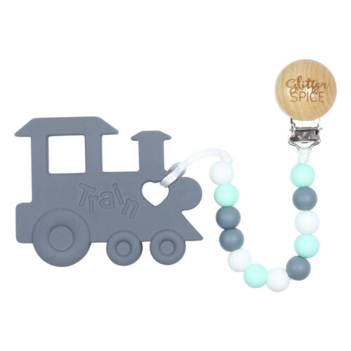 Glitter & Spice Chew Chew Train Teether